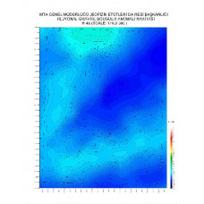 H 48 paftası 1/100.000 ölçekli Rejyonal Gravite (Bouguer Anomali) Haritası