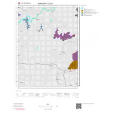 G 25-a4 Paftası 1/25.000 ölçekli Jeoloji Haritası