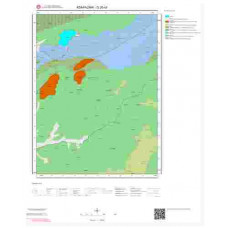 G26c4 Paftası 1/25.000 Ölçekli Vektör Jeoloji Haritası