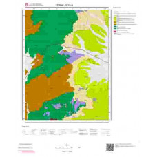 G33c4 Paftası 1/25.000 Ölçekli Vektör Jeoloji Haritası