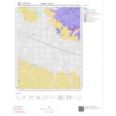 H23d4 Paftası 1/25.000 Ölçekli Vektör Jeoloji Haritası