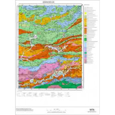 H 25 Paftası 1/100.000 ölçekli Jeoloji Haritası