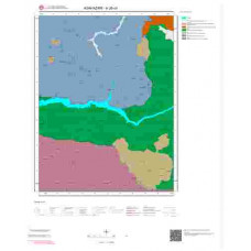 H26c4 Paftası 1/25.000 Ölçekli Vektör Jeoloji Haritası