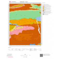 H26d1 Paftası 1/25.000 Ölçekli Vektör Jeoloji Haritası