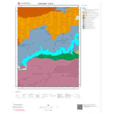 H26d4 Paftası 1/25.000 Ölçekli Vektör Jeoloji Haritası