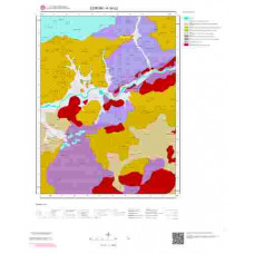 H34c2 Paftası 1/25.000 Ölçekli Vektör Jeoloji Haritası