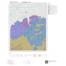 J18c4 Paftası 1/25.000 Ölçekli Vektör Jeoloji Haritası