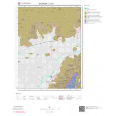 J18d4 Paftası 1/25.000 Ölçekli Vektör Jeoloji Haritası