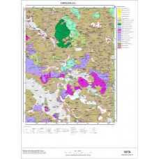 J 24 Paftası 1/100.000 ölçekli Jeoloji Haritası