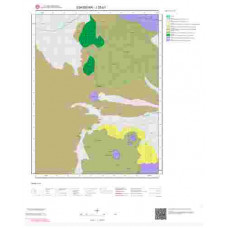 J25b1 Paftası 1/25.000 Ölçekli Vektör Jeoloji Haritası