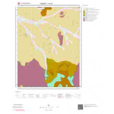 J34c3 Paftası 1/25.000 Ölçekli Vektör Jeoloji Haritası