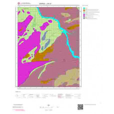 J41d1 Paftası 1/25.000 Ölçekli Vektör Jeoloji Haritası