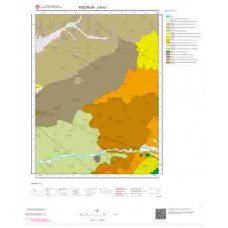 J45b1 Paftası 1/25.000 Ölçekli Vektör Jeoloji Haritası