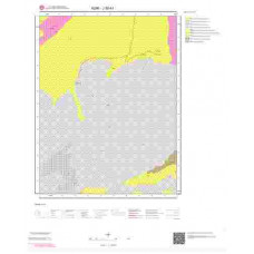 J50b1 Paftası 1/25.000 Ölçekli Vektör Jeoloji Haritası
