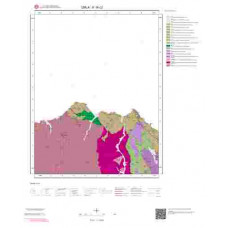 K16c2 Paftası 1/25.000 Ölçekli Vektör Jeoloji Haritası