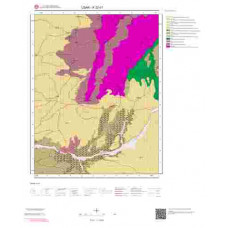 K22c1 Paftası 1/25.000 Ölçekli Vektör Jeoloji Haritası