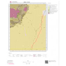 K22c4 Paftası 1/25.000 Ölçekli Vektör Jeoloji Haritası