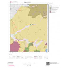 K 23-c1 Paftası 1/25.000 ölçekli Jeoloji Haritası