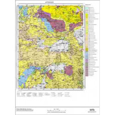 K 24 Paftası 1/100.000 ölçekli Jeoloji Haritası