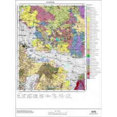 K 25 Paftası 1/100.000 ölçekli Jeoloji Haritası