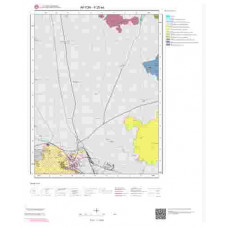 K25a4 Paftası 1/25.000 Ölçekli Vektör Jeoloji Haritası