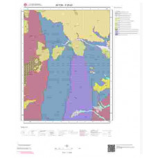 K25b3 Paftası 1/25.000 Ölçekli Vektör Jeoloji Haritası