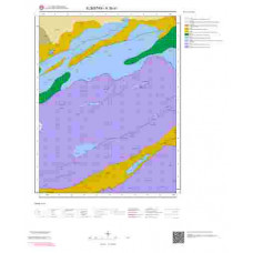 K38a1 Paftası 1/25.000 Ölçekli Vektör Jeoloji Haritası