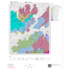 L19d4 Paftası 1/25.000 Ölçekli Vektör Jeoloji Haritası