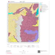 L 22-c1 Paftası 1/25.000 ölçekli Jeoloji Haritası