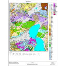 L 25 Paftası 1/100.000 ölçekli Jeoloji Haritası