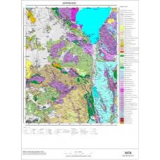 M 25 Paftası 1/100.000 ölçekli Jeoloji Haritası
