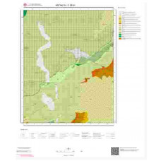 O38a1 Paftası 1/25.000 Ölçekli Vektör Jeoloji Haritası